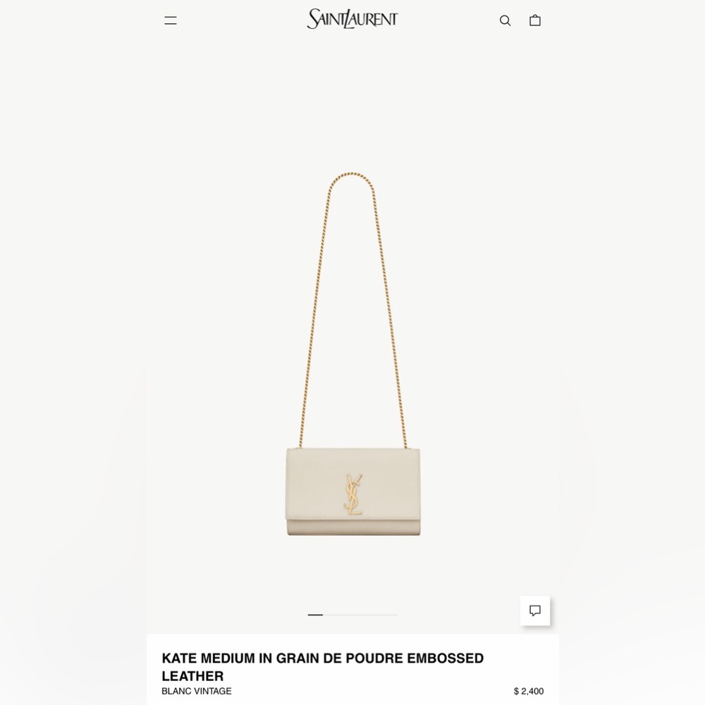 Authentic YSL KATE MD BAG USED